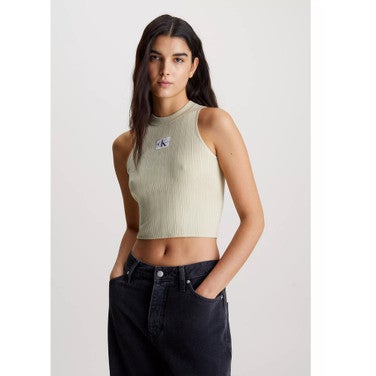 Woven label tank sweater Multi KL