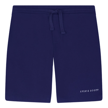 Script Embroidered Sweat Short L24 Donker Blauw KL