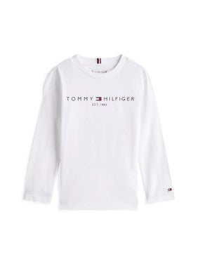 U Essentail Tee LS Wit 1