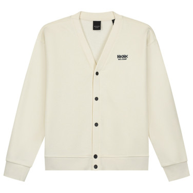 Statement Sweat Cardigan Grijs 2 KL