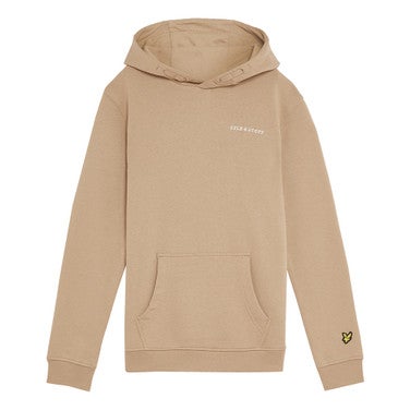 Script Embroidered Hoodie AS Zand