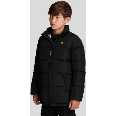 Quilted Puffer Coat Zwart 1