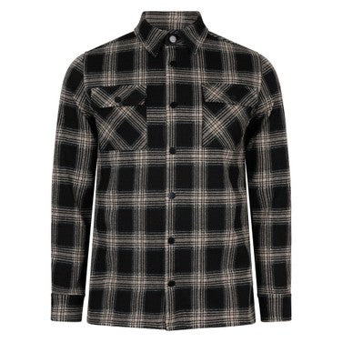 Shirt Jacket Big Check Zwart 1