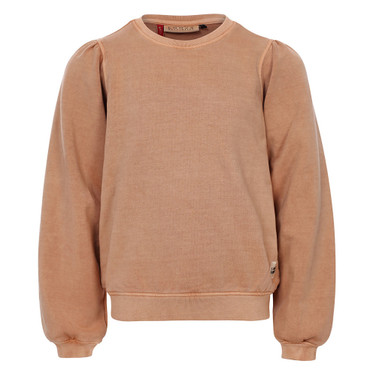 Little garment dye sweater Oranje