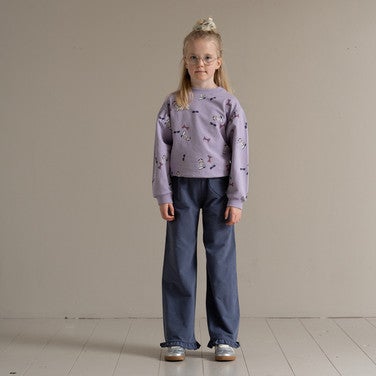 Classic Ruffled Pants Donker Blauw