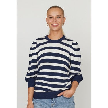 Knit Halia Donker Blauw