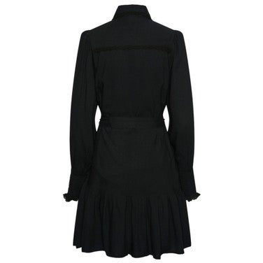 Yastilera Longsleeve Shirt Dress Zwart