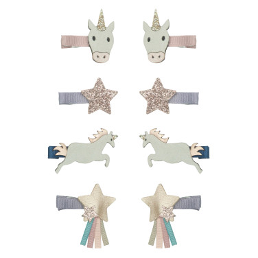 Unicorn Mini Clips Multi