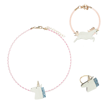 Unicorn Jewellery Set Roze