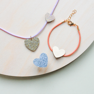 Heart Jewellery Set Multi