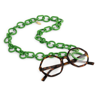 Round Brillenketting Groen