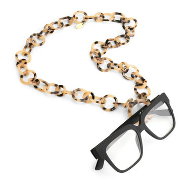 Round Brillenketting Bruin 2