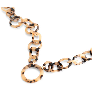 Round Brillenketting Bruin 2