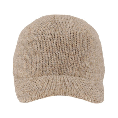 Ladies woven hat Camel