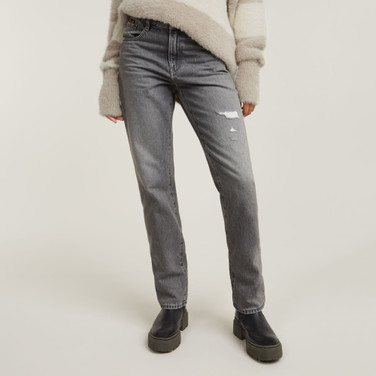 Viktoria High Straight Wmn G853 faded grey foothills Grijs 2 KL