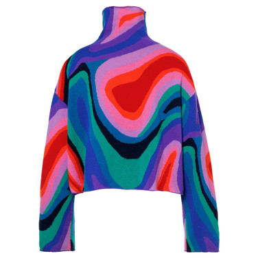 MARBRE long sleeve knit sweater Multi