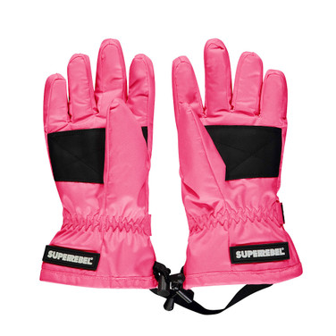Nutz Ski Handschoenen Met Fleece Roze