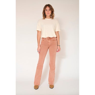 The Harley Vintage Twill Jeans Bruin 1