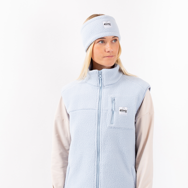 Throwback Sherpa Headband Licht Blauw