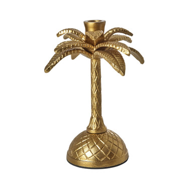Kandelaar Palmboom Goud