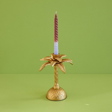 Kandelaar Palmboom Goud