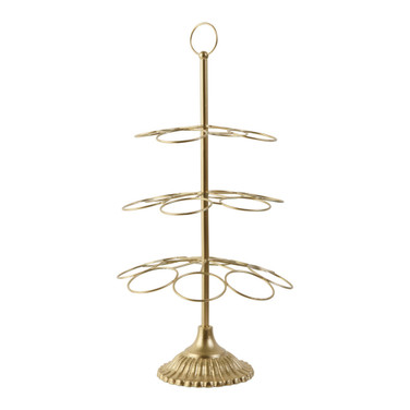 Hand Painted Metal Cup Holder Goud