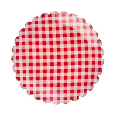 Cake Plate With Red Rood