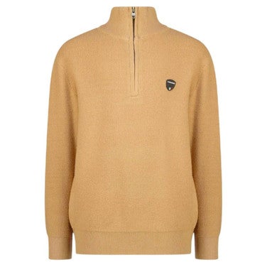 Knit Half Zip Sweater Bruin 1