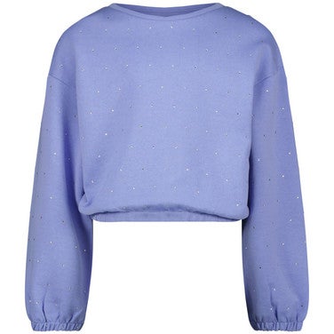 Naela Cropped Sweater Paars