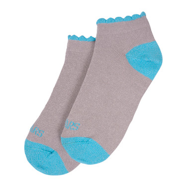 Lizzy Sokken Aqua Zilver