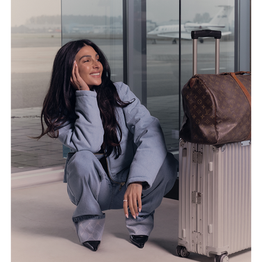 Hasselt Puffer Licht Blauw