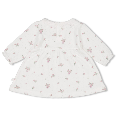 Jurk AOP l/m - Blossom Off White