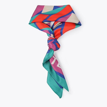 Satijnen sjaal Paars