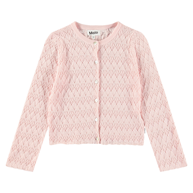 Gigi Ajour Cardigan Roze