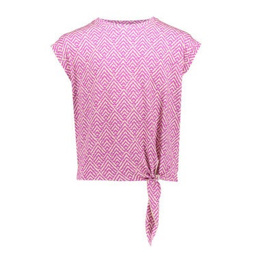 T-shirt with knot AOP Multi