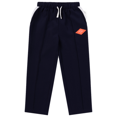 kids woven sporty pants Donker Blauw