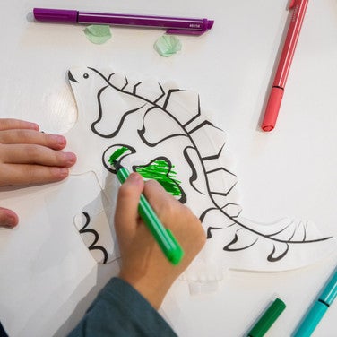 Opblaasbare Kleurplaat Dinos Multi