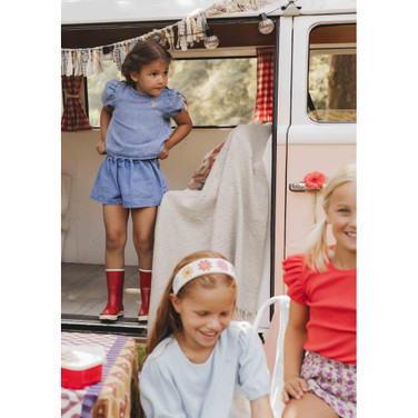 Little Denim Shorts Blauw