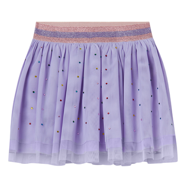 SKIRT DIAMONDS TULE Paars