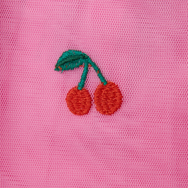 SKIRT CHERRY TULE Roze