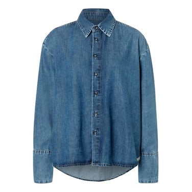 Over Shirt Summer Licht Blauw