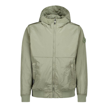 Waxed Crincle Jacket Groen