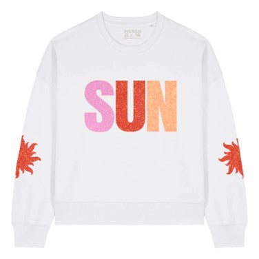 Boxy Sun Mixed Glitter - White Wit 1