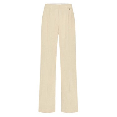 Nura Pleated Trousers Off White
