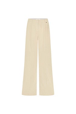 Nura Pleated Trousers Off White