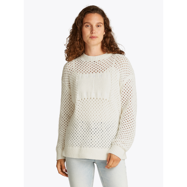 TJW Flag Crew Sweater Wit 1