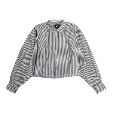 Macro balloon shirt l\s wmn Blauw