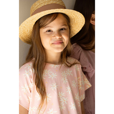 Relaxed Tee AOP Daisy Roze