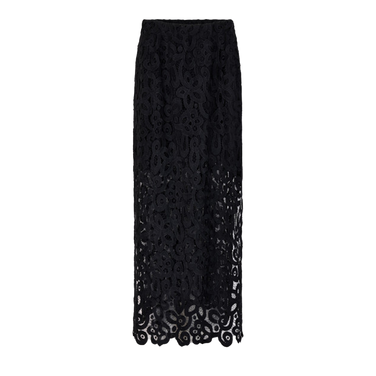 LUCY ROK L 685 long slits Zwart 1