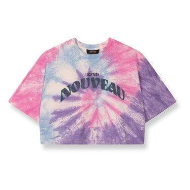 Ladies Knitted Cropped T-shirt Marilyn Multi